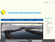 Tablet Screenshot of lanzaroteinternacional.com